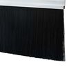 vidaXL Selbstklebende T&uuml;rb&uuml;rstendichtungen 12 pcs Silber 100 cm