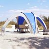 vidaXL Partyzelt Azurblau Wasserdicht
