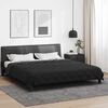 vidaXL Ganzjahresbettdecke Schwarz und Anthrazit 220 x 200 cm