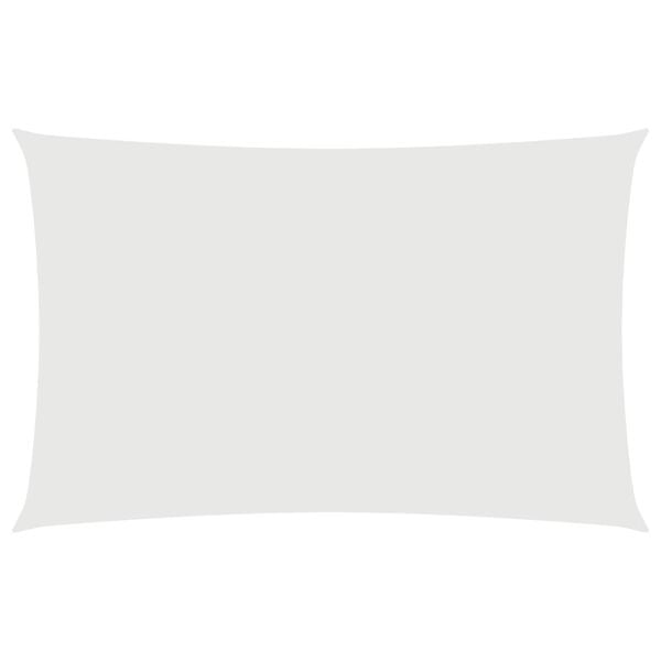 vidaXL Sonnensegel Oxford-Gewebe Rechteckig 4x7 m Wei&szlig;