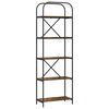 vidaXL B&uuml;cherregal Ger&auml;ucherte Eiche 60 x 30 x 183 cm Holzwerkstoff