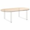 vidaXL Couchtischbeine U-Form 2 Stk. Wei&szlig; 70x(42-43) cm Stahl