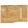 vidaXL Tischplatte mit Baumkante 60x40x2,5 cm Massivholz Mango