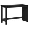vidaXL Schreibtisch Schwarz 112 x 50 x 75 cm Massivholz Kiefer
