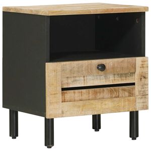 vidaXL Nachttisch Natur 40 x 33 x 46 cm Massivholz Mango