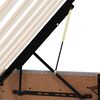 vidaXL Aufbewahrungsbett mit Matratze Taupe 120 x 190 cm Polyester