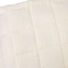 vidaXL Gewichtsdecke Hellcreme 138x200 cm 6 kg Stoff