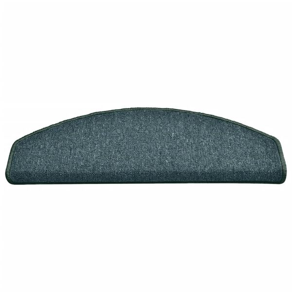 vidaXL Stufenmatten 15 Stk. 65x24x4 cm Dunkelgr&uuml;n Halbrund Gro&szlig;