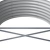 vidaXL Hochbeet Verzinkter Stahl 620x80x36 cm Silbern