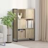 vidaXL B&uuml;cherregal Sonoma 68 x 30 x 108.5 cm Holzwerkstoff