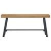 vidaXL Bank 110 cm Massivholz Teak