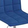 vidaXL Esszimmerstuhl Drehbar Blau Stoff