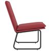 vidaXL Loungesessel Weinrot 54x75x76 cm Kunstleder