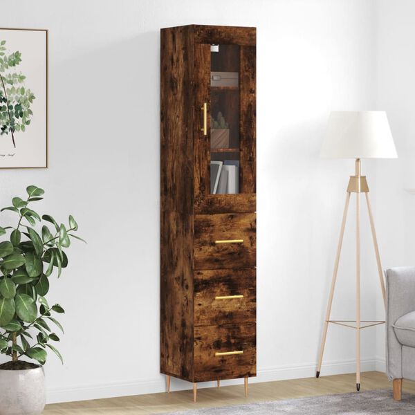 vidaXL Highboard R&auml;uchereiche 34,5x34x180 cm Holzwerkstoff