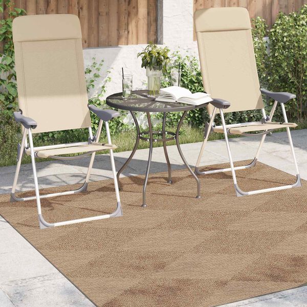 vidaXL Bereichsteppiche Quadratisch Natur 240 x 240 cm