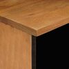 vidaXL Nachttisch 2 pcs Hellbraun 40 x 33 x 46 cm Massivholz Akazie