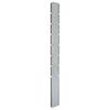 vidaXL Zaunpfosten 30 Stk. Silbern 200 cm Verzinkter Stahl