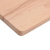 vidaXL Tischplatte 100x60x2,5 cm Rechteckig Massivholz Buche