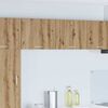 vidaXL H&auml;ngeschrank 2 pcs Artisan-Eiche und Wei&szlig; 50 x 31 x 40 cm