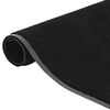 vidaXL Fu&szlig;matte Schwarz 60x150 cm