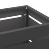 vidaXL Sonnenschirmhalter Schwarz 15,5 x 15,5 x 49 cm Metall