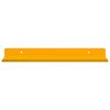 vidaXL Schwebendes Regal 2 pcs Senfgelb 30 x 9 x 2,5 cm Stahl