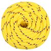 vidaXL Bootsseil Gelb 16 mm 25 m Polypropylen
