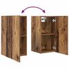 vidaXL TV-Schrankset Wandmontiert 6 pcs Altholz Holzwerkstoff