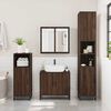 vidaXL Badschrank Braun Eichen-Optik 35x37,5x100 cm Holzwerkstoff