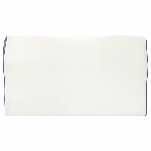 vidaXL Nackenkissen Wei&szlig; Viscoschaum 59 x 34,5 x 12 cm