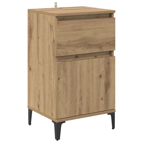 vidaXL Nachttisch Artisan-Eiche 40 x 35 x 70 cm Holzwerkstoff