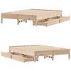 vidaXL Massivholzbett ohne Matratze 140x200 cm Kiefernholz