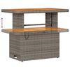 vidaXL Gartensofa-set 8 pcs Grau Poly-Rattan