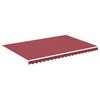 vidaXL Ersatzstoff f&uuml;r Markise Burgunderrot 4,5x3 m Polyester