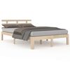 vidaXL Massivholzbett ohne Matratze 120x200 cm
