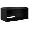 vidaXL Kaffeetisch Set 2 Stk. Schwarz Eichen-Optik 90 x 48 x 40 cm