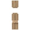 vidaXL TV-Schrankset Wandmontiert 7 pcs Artisan-Eiche Holzwerkstoff