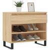 vidaXL Schuhregal Sonoma-Eiche 70x36x60 cm Holzwerkstoff