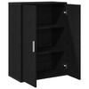 vidaXL Sideboard Schwarz Eichen-Optik 60 x 31 x 84 cm Holzwerkstoff