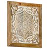 vidaXL Handgeschnitzte Wandpaneele 2 Stk. Mango Massivholz 40x40x1,5cm