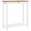 vidaXL Bartisch 100x40x110 cm Massivholz Eiche