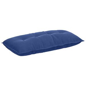 vidaXL R&uuml;ckenkissen Polizeiblau 100 x 50 cm Cordstoff