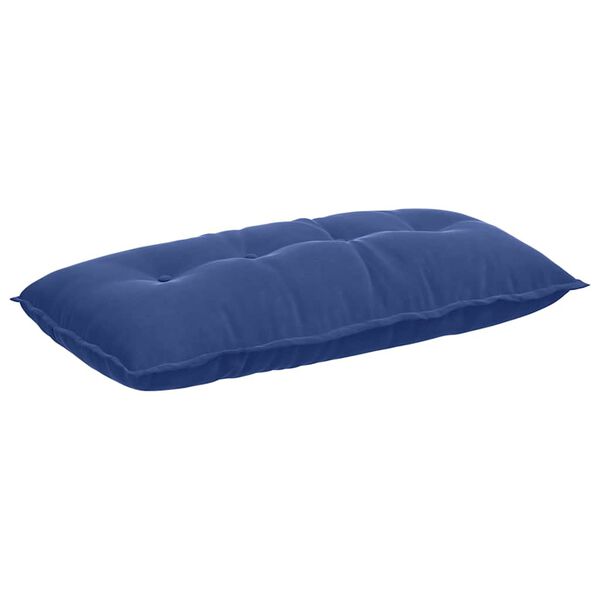 vidaXL R&uuml;ckenkissen Polizeiblau 100 x 50 cm Cordstoff