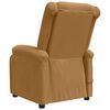 vidaXL Massagesessel Braun Samt