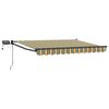 vidaXL Manuelle Gelenkarmmarkise mit LEDs 2,5 x 2 m