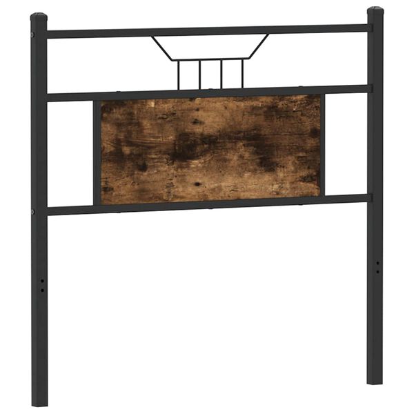vidaXL Ersatz-Kopfteil R&auml;uchereiche 80 cm Holzwerkstoff und Stahl