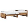 vidaXL Bettgestell mit Kopfteil Altholz 80 x 200 cm Holzwerkstoff