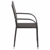 vidaXL Stapelbare Gartenst&uuml;hle 4 Stk. Poly Rattan Braun