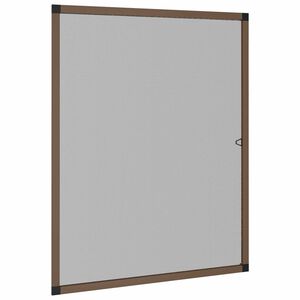 vidaXL Insektenschutz f&uuml;r Fenster Braun 130 x 150 cm