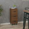 vidaXL Sideboard Braun Eichen-Optik 34,5x34x90 cm Holzwerkstoff